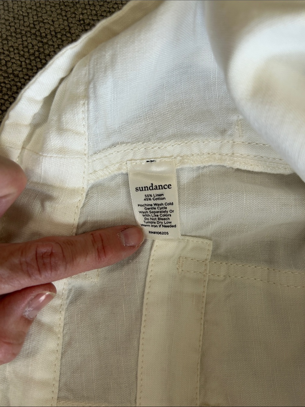 Sundance White Drawstring Shorts - Picture 7 of 7